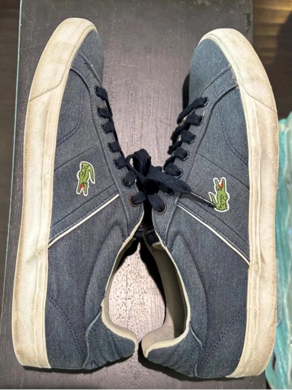 Lacoste Men's Lerond Low-Profile Sneaker Size 9.5